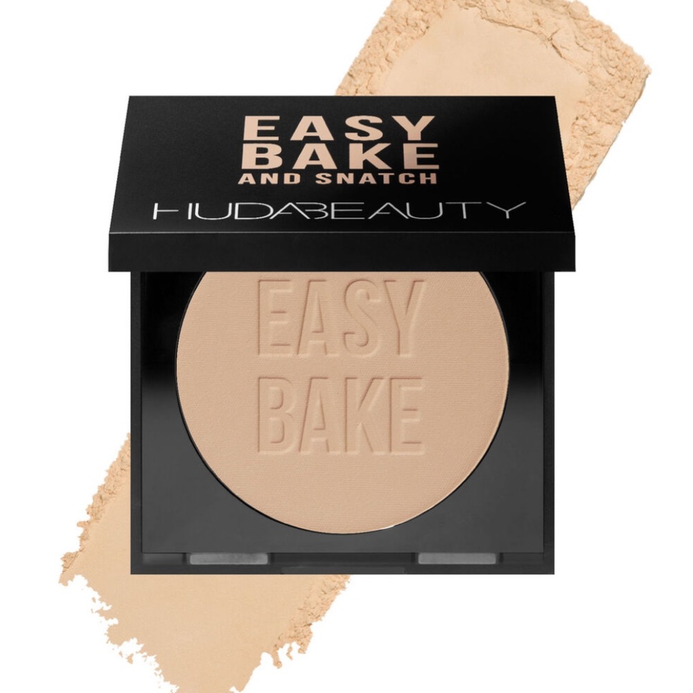 Huda Beauty Easy Bake & Snatch pressed setting Pound Cake, Cupcake or Peach Pie